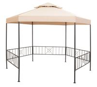 Garden Marquee Gazebo Pavilion Tent Hexagonal Canopy Multi Colours vidaXL