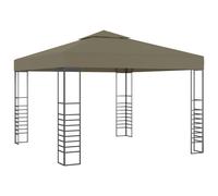 Garden Marquee Gazebo Steel Frame Patio 3x3 m Double-Vented Design White