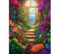 Garden Meditations: 500 Pages of Floral Art kids or Adults coloring book.: Let every page transport you to the outdoors.