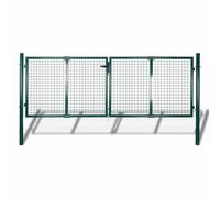 Garden Mesh Gate Fence Door Grille Outdoor Barrier Panel Multi Sizes vidaXL