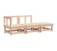 Garden Middle Sofa Footrest Outdoor Sofa Coffee Table Solid Wood Pine vidaXL