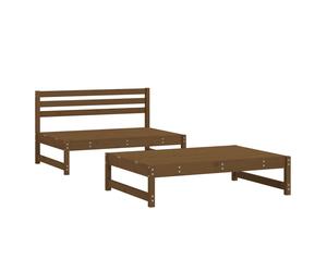 Garden Middle Sofa Footrest Outdoor Sofa Coffee Table Solid Wood Pine vidaXL