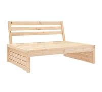 Garden Middle Sofa Outdoor Sectional Unit Solid Wood Pine vidaXL