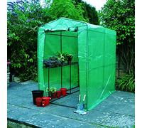 Garden Mile 1 Tier Giant Walk in Greenhouse Cover 6ft Large Green House Outdoor 1.8m Greenhouses Walk in Portable Free Standing Roll-Up Door Growhouse Tomato Plant Greenhouse Outdoor
