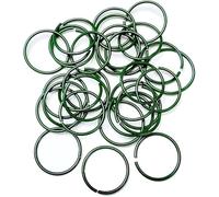 Garden Mile 100pc Coated Wire Plant Rings Circular Plant Supports For Outdoor Plants Perfect For Supporting Fragile Stems On Bamboo Canes Garden Wire For Climbing Plants