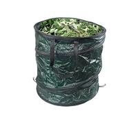 Garden Mile 120L Pop Up Garden Waste Bag - Heavy Duty Reusable Garden Refuse Sack with Spring Loaded Design & Strong Carry Handles - Foldable PVC Leaf, Grass & Rubbish Collector
