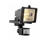 Garden Mile 120W Security Flood Light with PIR Motion Sensor - Outdoor Halogen Security Light Waterproof IP44 - Aluminium Weatherproof Garden Floodlight for Driveway, Garage, Yard & Forecourt