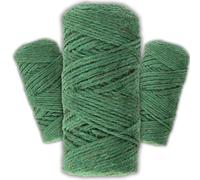 Garden Mile 150m Heavy Duty Green Thick Garden Twine Natural Jute String Rope Plant Ties For Indoor Plants Outdoor Packaging Rope Craft String for DIY Handicraft Decoration