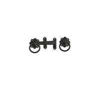 Garden Mile 150mm Black 2 Way Gate Latch for Wooden Gates - All