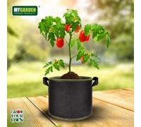 Garden Mile15 Litre Deep Fabric Planters Grow Bags 15L Plant Pot Large Potato Grow Bags Fruits Veg Tomato Planter with Handles Breathable Garden Growing Bag Planting Plant Containers & Accessories
