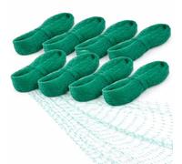 Garden Mile Koi Pond Netting 8 x 2m X 10m Green Heavy Duty Woven Fine Mesh Net Cover for Leaves - Protects Koi Fish from Birds Cats Predators UV Protection - Reusable