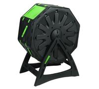 Garden Mile 17 Gal Capacity Compost Tumbler Outdoor Indoor Tumbling Composter Bin Gardening Composting Waste Box Space Saving Polypropylene Year-Round Use Rotating Composter 54 x 28 x 72cm
