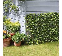 Garden Mile® 180 x 60cm Topiary Maple Leaves Artificial Leaf Trellis Spring and Summer Creeping Garden Decoration Faux Climbing Ivy Plants Vines (180 x 60cm, Maple Leaf)