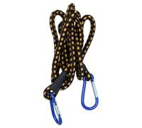 Garden Mile Heavy Duty Bungee Cords with Carabiner Clips | 60” Long Elastic Straps for Tarps, Bike Rack, Camping Gear, Luggage Straps, Roof Rack, Van Accessories, and Outdoor Essentials (1 Piece)