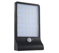 Garden Mile 1 x Black Motion Sensor 36 LED Solar Lights Outdoor Garden Lighting Security Lights with Mounting Pole Garden Wall Lights Home Lighting Waterproof Balcony Porch Fence