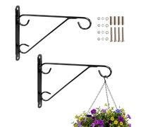 Garden Mile 2 Pack Outdoor Plant Hanger Hooks 12/14" Heavy Duty