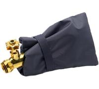 Garden Mile 2 Pack Outdoor Tap Covers for Winter 16 x 20cm Large Coated Polyester Outside Tap Jacket Set of Two Waterproof & Thickened Tap Jacket Insulated Protector, Waterproof Anti-Freeze Tap Covers