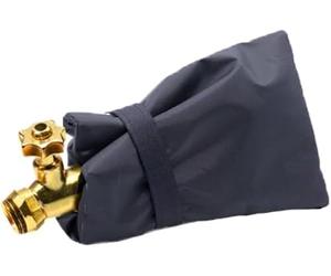 Garden Mile 2 Pack Outdoor Tap Covers for Winter 16 x 20cm Large Coated Polyester Outside Tap Jacket Set of Two Waterproof & Thickened Tap Jacket Insulated Protector, Waterproof Anti-Freeze Tap Covers