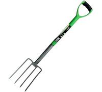 Garden Mile 2 Piece Garden Tools For Gardening Kit Digging Fork And Shovel Heavy Duty Gardening Set Carbon Steel Spade Digging Tool Gifts For Gardeners (Border Fork)