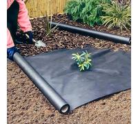Garden Mile 20x1m Heavy Duty Weed Control Fabric Weed Barrier Ground Sheet Garden Landscaping Fabric Barrier Weed Suppressant Fabric for Flowerbeds, Garden, Driveway