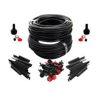 Garden Mile 23m Micro Drip Irrigation System Kit - Automatic Garden Watering System with Drippers, Stakes & Connectors - Gravity Fed Plant Watering Kit for Pots, Hanging Baskets & Greenhouses