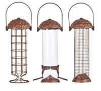 Garden Mile 26cm Acorn Bird Feeders Unique Design And Durable Set of Three Peanuts Seed Fat Ball Feeders Hanging Perfect For Outdoor Patio Garden Bird bird feeders hanging station Hanging Station