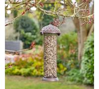 Garden Mile 26cm Acorn Peanuts Bird Feeder for Small Birds Metal Mesh Hanging Bird Feeders for Wild Birds Perfect For Outdoors Patio Garden Nuts Feeder Hanging Durable Hanging