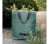 Garden Mile 272 Litre Garden Bag - Reusable Sacks With Handles - Ideal for Plant Waste, Debris & Foliage Collection - Waterproof Reusable Foldable Garden Bags