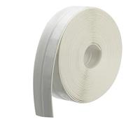 Garden Mile 2pc Draft Excluder for Windows, 5cm(L) 1.9cm(W) x5mm(T) Brush Weather Stripping Self-Adhesive Windows Seal Strip Draught Excluder Air Stopper for Sliding/External Doors, White-2pc