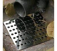 Garden Mile 2pc Square Drain Guard Covers Large Rustproof Stainless Steel Drain Covers Outdoor Swirl Gutter Guard Pipe Covers Keep Drain Covers To Stop Leaves And Debris Drain Blocker