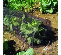 Garden Mile 3m Black Micromesh Grow Tunnel Polytunnel Cloches for Growing Vegetables Poly Tunnels for Gardens Allotment Equipment Garden Cloches and Tunnels Gardening Equipment Allotment Accessories