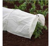 Garden Mile 3m White Fleece Polytunnel Cloche for Gardening, Allotments & Patios - Durable Metal Frame Grow Tunnel for Vegetables, Flowers & Plants, Weatherproof Frost & Pest Protection