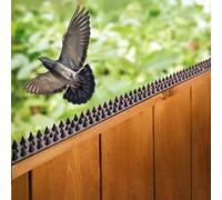 Garden Mile 4.4m One Brown Bird Fence Spikes for Pigeons Walls Roof Anti Bird Spikes Strips Pigeon Deterrent Pigeon Deterrent to Keep Birds Away Garden Security Intruder Cat Squirrel Repellent