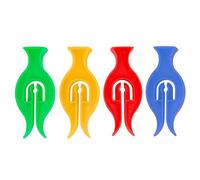 Garden Mile 40Pcs No Spring Extra Strong Plastic Clothes Clips Storm Clothes Pegs for Washing Line Laundry Clips Extra Strong & Soft Grip Travel Cloths Pegs for Towels,Snacks Closing Windproof Peg Set