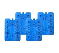 Garden Mile 4pc Large Ice Packs for Cool Box BPA Free Food Safe Freezer Blocks for Cool Bags 4pc Cooling Packs Long Lasting Ice Pack for Cool Bag Keep Food Cold and Fresh for Longer