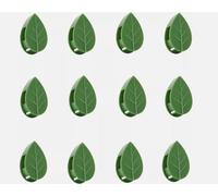 Garden Mile 50Pcs Self-Adhesive Plant Climbing Wall Fixture Clips Leaf-Shaped Green Vine Clips for Indoor Plant Support, Gardening, Cable Organiser and Wall Decoration