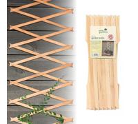 Garden Mile 6ft X 1ft Wooden Garden Trellis Heavy Duty Expanding Trellis Panels For Climbing Plants Outdoor Climbing Plant Support Ideal For Fence Wall Shed Plant Climber Frame