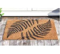 Garden Mile Decoir Doormat Door Mats Natural Look Mats Slip Resistant PVC Backing Safe Anti-Slip Indoor Outdoor Use (Ferns)