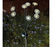 Garden Mile 8 Stem Flower Solar Light