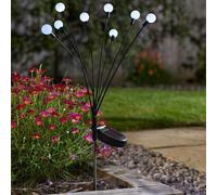 Garden Mile 8 Stem Solar Stake Light With Cool White Led's