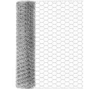 Garden Mile Chicken Wire 5m, Outdoor Anti-Rust Hexagonal Galvanized Chicken Wire Fencing, Chicken Wire Mesh to Protect Gardening Plants Vegetables Flowers Fruits from Dogs, Rabbits