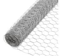 Garden Mile Chicken Wire Mesh 5m x 0.6m x 13mm - Galvanised Hexagonal Wire Netting 13mm, Heavy Duty Garden Fencing for Rabbits, Poultry Coop, Plant Protection & DIY Use
