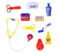 Garden Mile Kids Dress Up Doctor Medical Kit - Unisex Nurse Set - 10 Piece Plastic Toy - Perfect for Presents & Gifts - Costume Role Play for Children