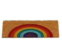 Garden Mile Doormat Door Mat Natural Look Mat Slip Resistant PVC Backing Safe Anti-Slip Indoor Outdoor Use Animal Themed Colourful Hard Wearing (Rainbow)