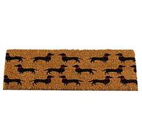 Garden Mile Insert Coir door mats | Durable Door Mats Indoor and Outdoor | Natural Coir Weather Resistant Eco-friendly Entrance front door mat | outside door mats for front door (Dogs)