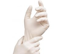 Garden Mile Extra Large 100 Pack Powdered Vinyl Disposable Gloves Non Sterile Clear Protective Gloves for Cleaning, Food Prep, Salon, Tattoo & General PPE Use