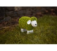 Decorative Sheep Grass & Stone Effect Resin Garden Ornament Outdoor