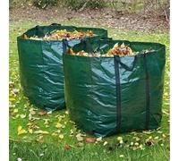 Garden Mile Garden Waste Bags 150L 2 Pack Heavy Duty Reusable Garden Sacks