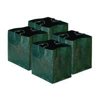 Garden Mile Garden Waste Bags - 74L Heavy Duty Garden Bags Reusable Sacks with Handles, Ideal for collecting Waste, Plant Waste Grass and Leaves (74L - 4)