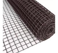 Garden Mile General Purpose Garden Mesh Outdoor Indoor Fencing Plant Support Plastic Mesh Netting for Climbing Plants Protection Garden Allotment Cover Pest Deterrent Heavy Duty Brown - 20mm, 1 x 5m